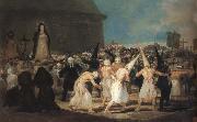 Francisco Goya The Procession oil painting on canvas